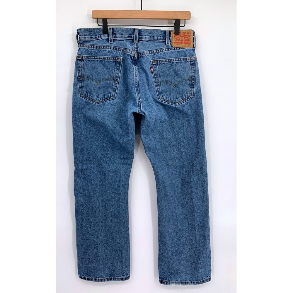 Levis 517 Jeans Mens 33x30 Blue Bootcut Fade‎ 100% Cotton Denim Pants